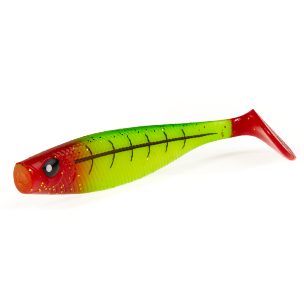 Lucky John 3D Series soft lure RED TAIL SHAD 3.5 - Afbeelding 3