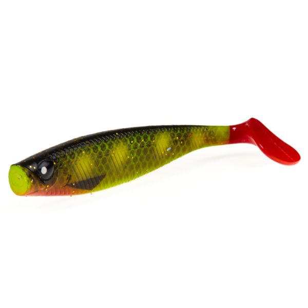 Lucky John 3D Series soft lure RED TAIL SHAD 3.5 - Afbeelding 5