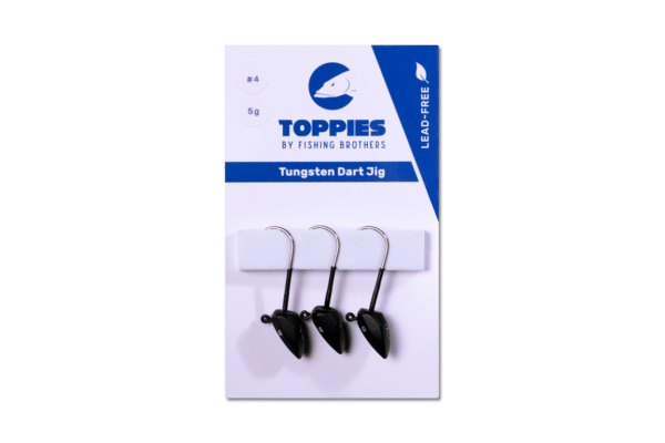 Dart Jig Head / Tungsten / Black Matt 1/0