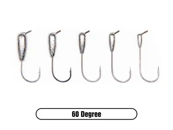 X Zone Tube Jig Head 60 graden haak maat 3/0