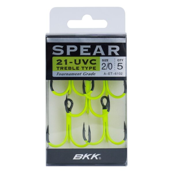 BKK Spear-21 UVC Treble Hooks - Afbeelding 3