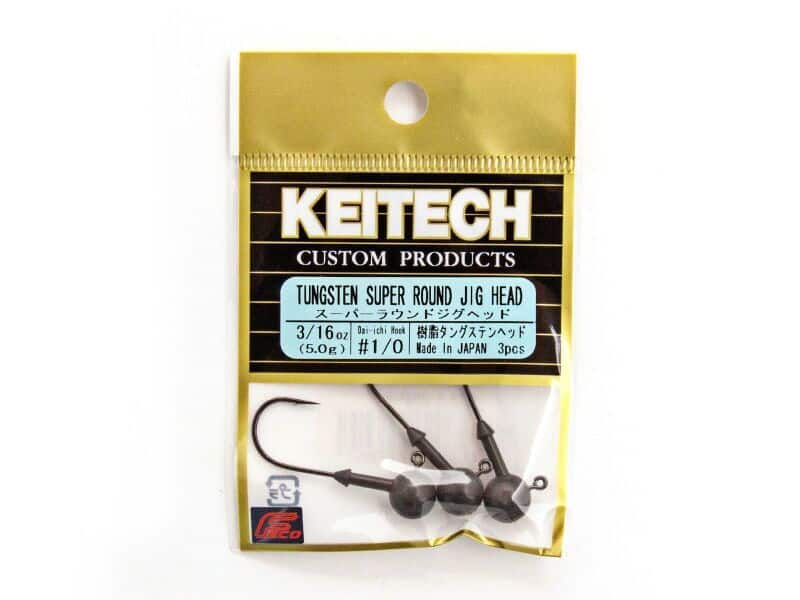 Keitech Tungsten Super Round Jig - size 3 - Afbeelding 3